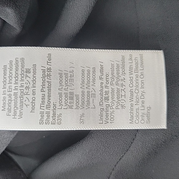 Madewell Square-Neck Wide-Leg Sleeveless Jumpsuit True Black size 00 NWT NM489 - Picture 8 of 11